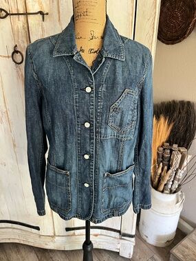 LRL Lauren Jeans Co Ralph Lauren soft denim shirt jacket